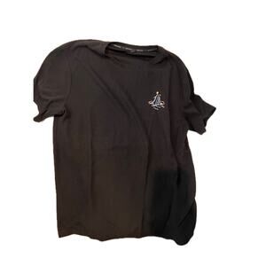 Keep Going Whale Breach Black T-Shirt Mens 3XL